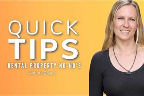 Top 3 Things to Avoid as a Rental Property Investor #Shorts