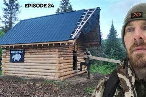 Log Cabin Build on Off-Grid Homestead |EP24| Foundation + Floor