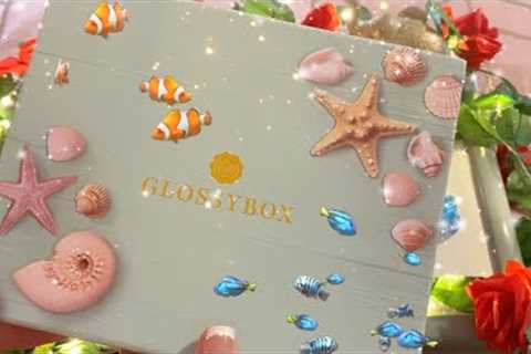 🐚 ASMR ~ GlossyBox July Edition Unboxing ~ Beauty &amp; MakeUp Subscription ~ Tapping &amp;..