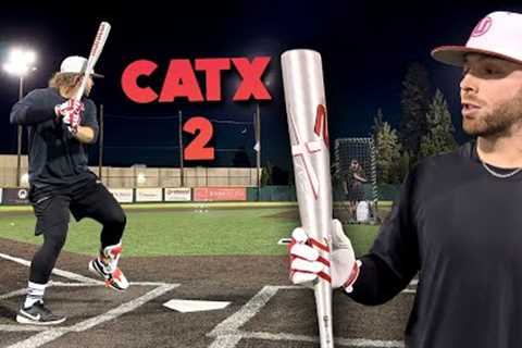 Hitting with the 2025 MARUCCI CATX2 (1-piece) | BBCOR Baseball Bat Review