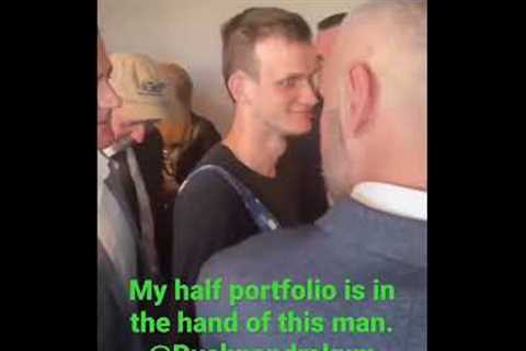 My half portfolio is in the hand of this man #ethereum #eth #crypto #bitcoin #btc