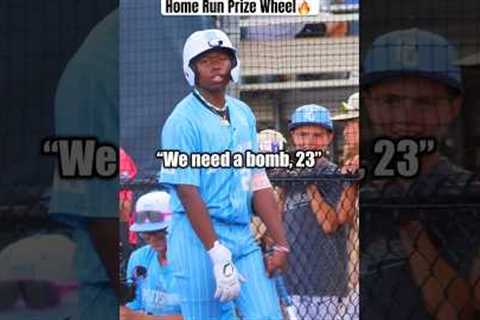Hit a HOME RUN, Spin the Home Run PRIZE WHEEL! #shorts