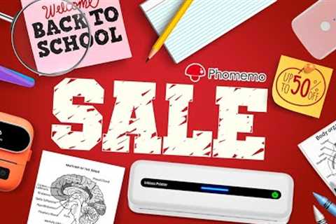 Portable Printer for Back to School? Yes! Print anything with the M08F portable printer.  📺Live..