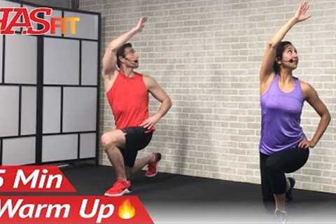 17 Min Cardio Warmup + Dynamic Stretching for Running Lifting HIIT: Warm Up Exercises Before Workout