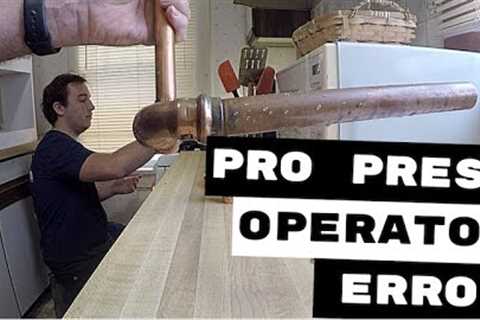 PLUMBING REPAIRS | PRO PRESS LEAK | COPPER PIPE