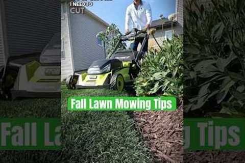 How Short to Cut Grass &amp; When to Stop Mowing at the end of the year #lawn #diy #tips #grass..