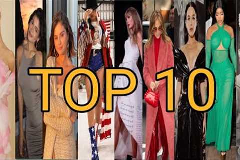 2024 Top 10 hottest 🔥 Female Celebrities with Massive Instagram Followers  #trending