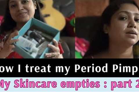 my skincare empties || empties and review my skincare || products i've used up Part : 2