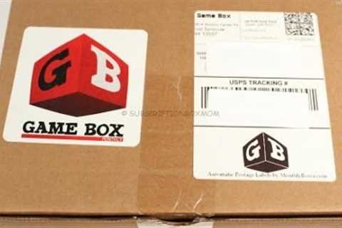 Game Box Monthly May 2016 Unboxing + Coupon @gameboxmonthly