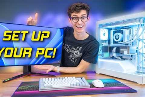 What To Do AFTER You've Built Your Gaming PC! 😀 How To Setup Your Gaming PC Build 2024!