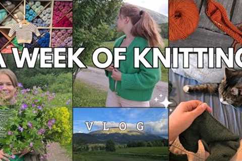 Traveling &amp; Unraveling - *Cast On, Cast Off* Repeat // A Week Of Knitting Vlog