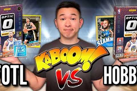2 HOBBY VS 1 FOTL BOX OF THE NEW OPTIC (BIG HITS)! 😱🔥 2023-24 Panini Donruss Optic Basketball..