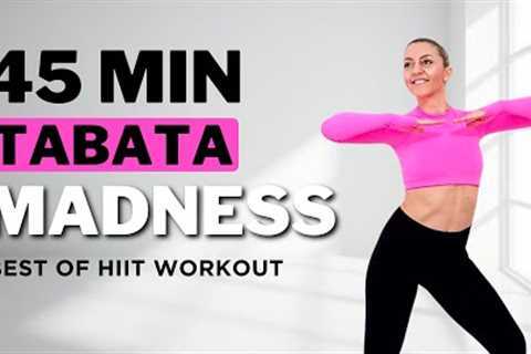 🔥45 MIN KILLER HIIT TABATA WORKOUT🔥ALL STANDING🔥No Equipment🔥No Repeat🔥BEST OF HIIT MASHUP🔥