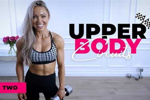 UPPER BODY WORKOUT with Dumbbells - Muscle Building | Circuit Series Day 2