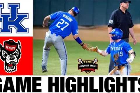 #2 Kentucky vs NC State Highlights | MCWS GAME 3 | 2024 NCAA Baseball Championship