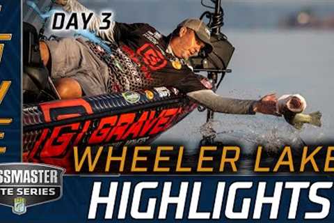 Highlights: Day 3 Bassmaster action at Wheeler Lake