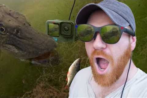I Connected VR Glasses To An Underwater Camera While Fishing! (INCREDIBLE)
