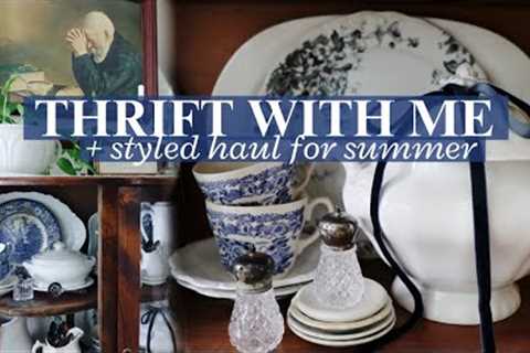 THE BEST GOODWILL!! THRIFTING FOR HOME DECOR &amp; STYLED THRIFT HAUL