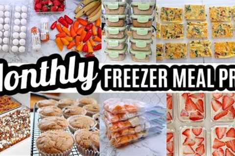 EASY MONTHLY FREEZER MEAL PREP RECIPES COOK WITH ME LARGE FAMILY MEALS WHATS FOR DINNER