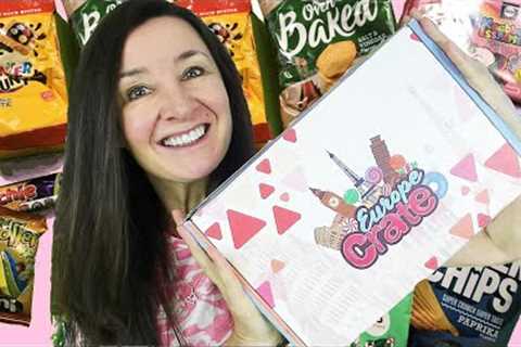 EUROPE CRATE Subscription Box Taste Test Unboxing