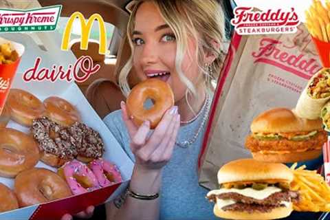 I Only Ate MY FAST FOOD CRAVINGS For 24 HOURS *Part 2*