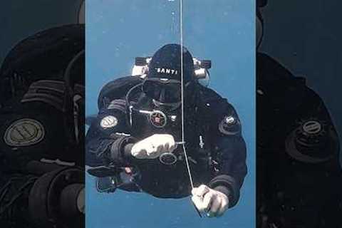 Learn about correct spool handling while ascending. #scuba #learn #diving #underwater #art #howto