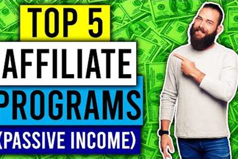 5 Best Affiliate Programs For Making Recurring Passive Income (2021)