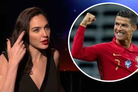 Cristiano Ronaldo Being FLIRTED Over By Celebrities(Females)!....Will Smith😂