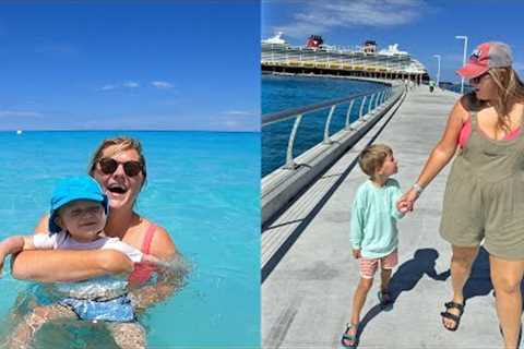 Our Day At Disney Cruise's NEWEST Destination Lookout Cay! | So Many Flies &amp; The Bluest Water..