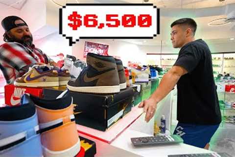Cashing Out Customers in Our Sneaker Store!