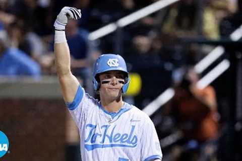 UNC's Vance Honeycutt hits walk-off home run in super regionals | Full 9th Inning