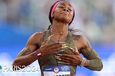 SHA'CARRI TO PARIS: Richardson SCORCHES 100m Trials final to clinch Olympic berth | NBC Sports