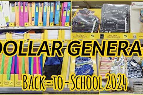 DOLLAR GENERAL BACK TO SCHOOL SUPPLIES 2024 HOME DECOR SHOP WITH ME