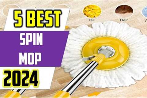 ✅Best 5 Spin Mop Reviews in 2024 | 360 Spin Mop Buying Guide