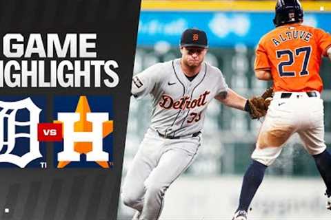 Tigers vs. Astros Game Highlights (6/14/24) | MLB Highlights