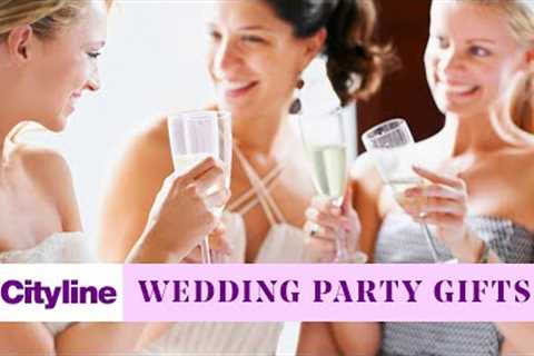 8 unique gift ideas for your wedding party