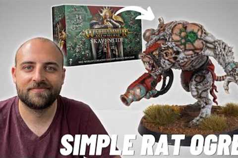 Skaventide Painting Tutorial: Rat Ogre for Age of Sigmar, or The Old World!