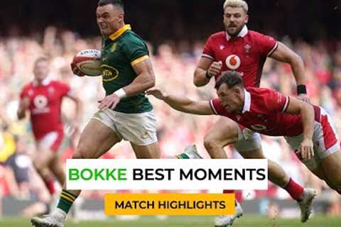 Springboks Best Plays, Scrums, Tackles, Kicks|Springboks vs Wales Rugby Highlights 2024 Championship