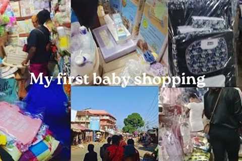 MY FIRST BABY SHOPPING// PREPARING FOR THE BABY/ FIRST TIME PREGNANCY 🤰