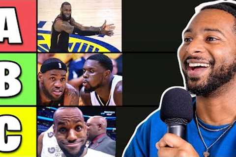 We Put The Funniest LeBron Moments In a Tier List