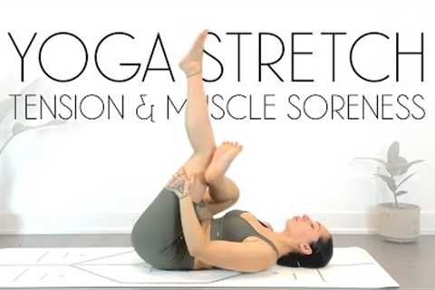 10 Min Yoga Stretch for Tension Relief (Beginner Friendly Yoga)