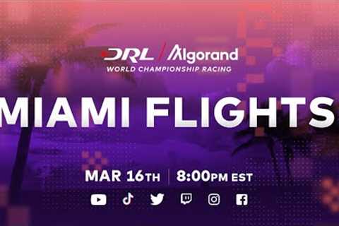 Drone Racing League's Miami Flights Race