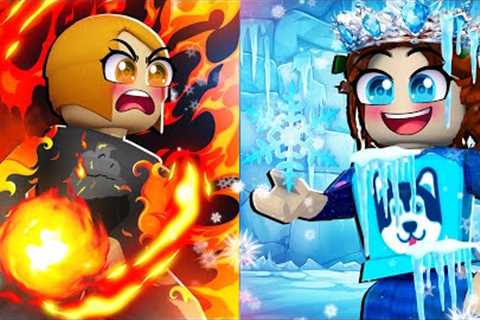 Roblox | Hot vs Cold Friend! Fire &amp; Ice In Brookhaven!