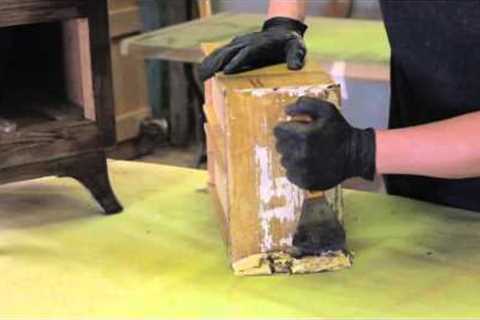How to Remove Antiquing From Furniture : Furniture Restoration