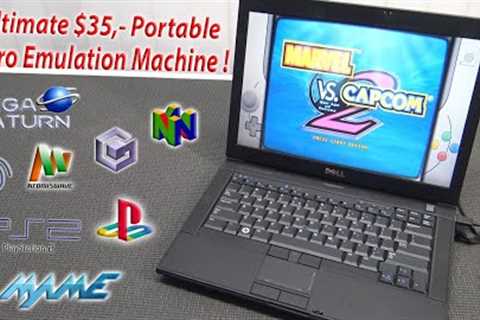 Turn This $35 E-Waste Dell Laptop Into a Portable Retro Beast !