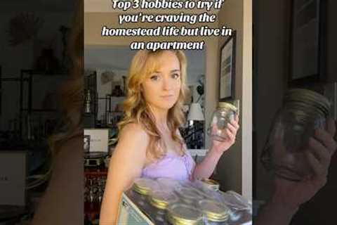 Here are my top 3 #hobbies to try if you’re craving the #homestead life but live in an apartment!