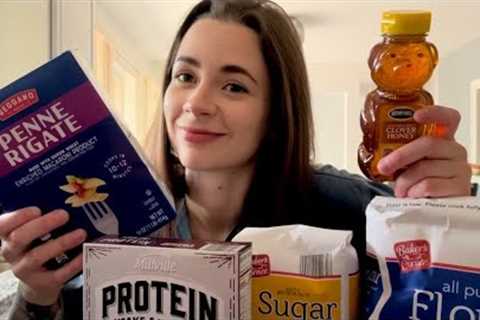 ASMR GROCERY SHOPPING HAUL 🛒