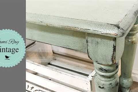 How To Get Chippy Two Toned Paint | Crackle Paint