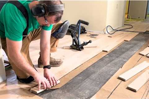 How To Install Hardwood Floors (DIY Masterclass)