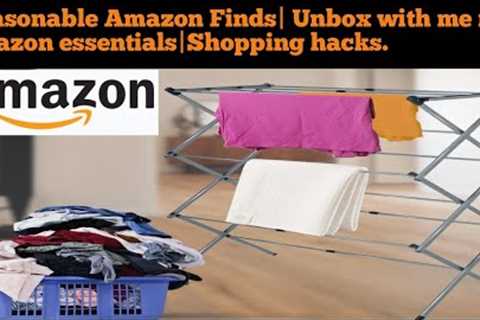 Amazon hacks|DIY Laundry Clothes Airer | Drying Rack | Unbox with me | Save money vlog.